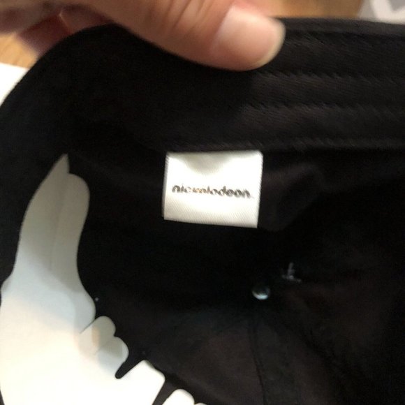 Rugrats Black Adjustable Strap Dad Hat Nickelodeon OSFM Concept One NWT - Picture 6 of 7